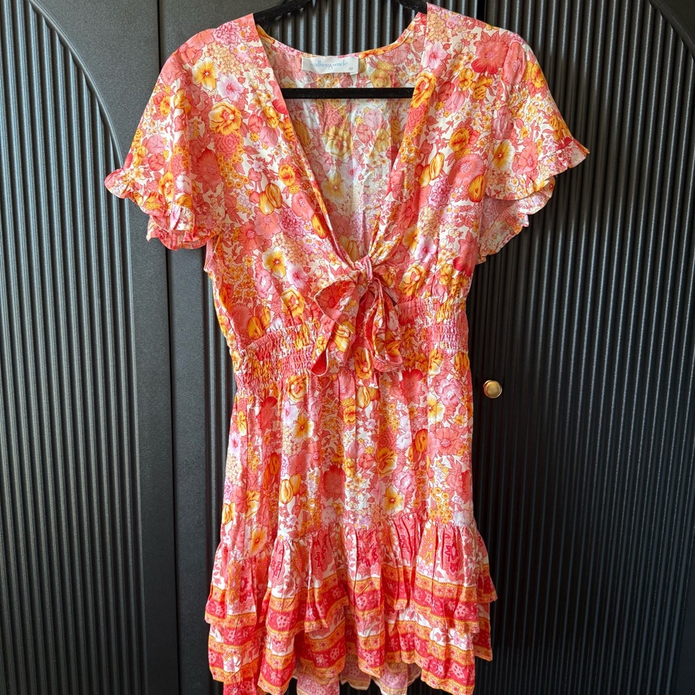 Walker & Wade Sarah Dress / Tangerine Floral